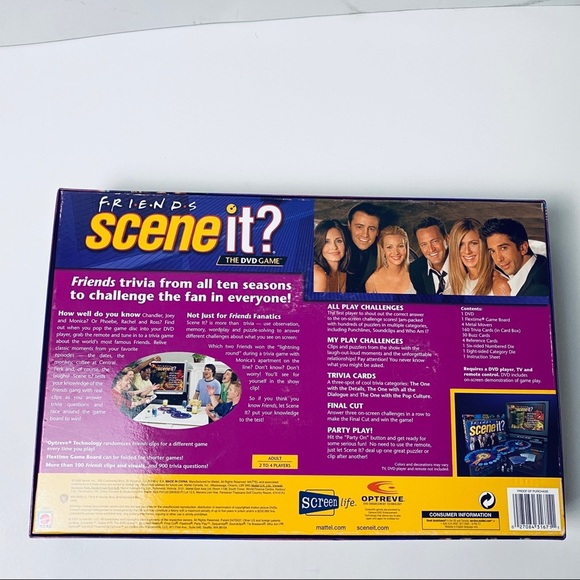 Friends Scene It? 2005 DVD Board Game - Picture 2 of 5